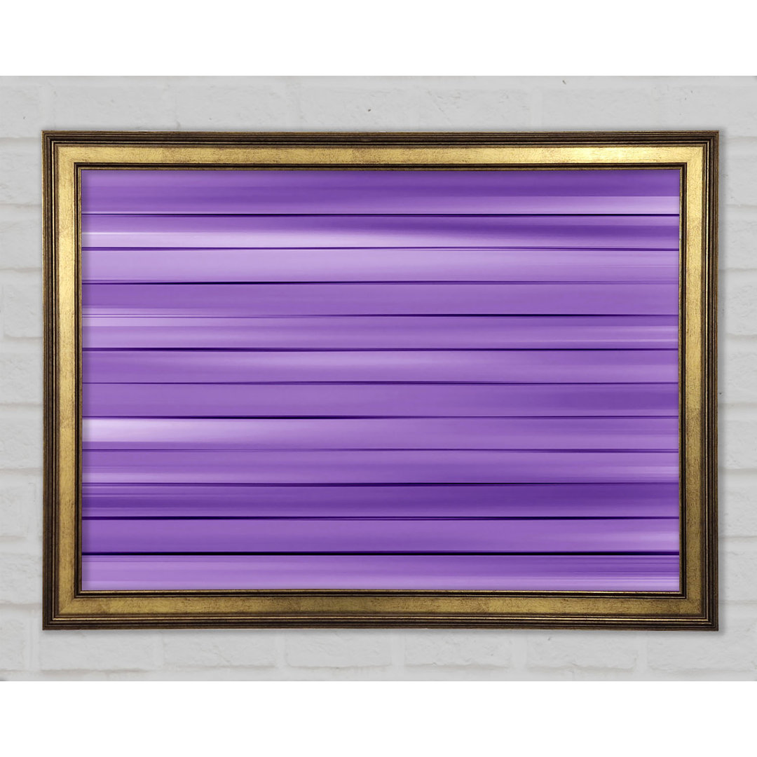 Gerahmtes Wandbild Just Purples