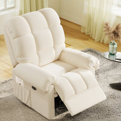 Addalynn Upholstered Swivel Electric Recliner