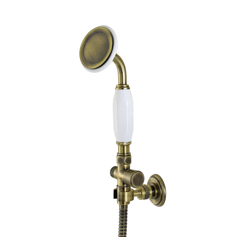 Kingston Brass Victorian Hand Shower Kit, Antique Brass