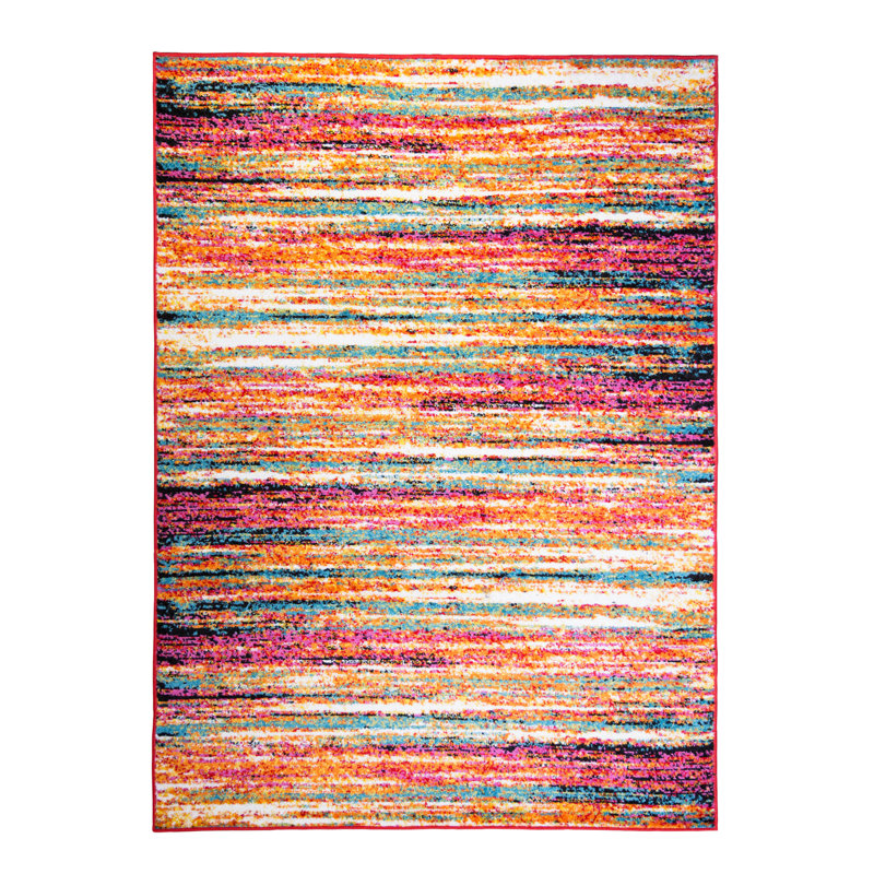 Olgethorpe Abstract Indoor Rug, Rectangle 3'3" x 4'3"