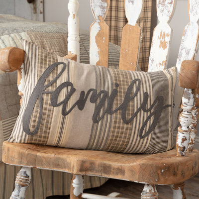 Housse de coussin rectangulaire en coton Sawyer Mill
