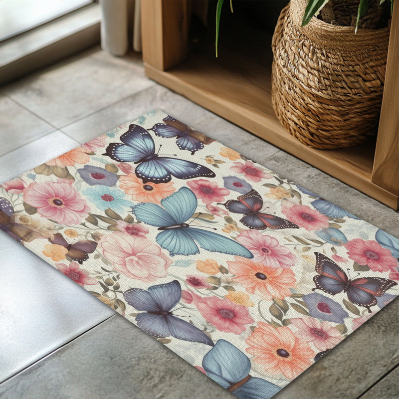 Tapis tressé Petal Flutters, Rectangulaire 3 pi x 5 pi