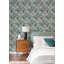 Rouleau de papier peint à peler et coller Soft Moody June Blooms L 18 pi x l 20,5 po