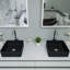 Lavabo de salle de bain carré-58646694