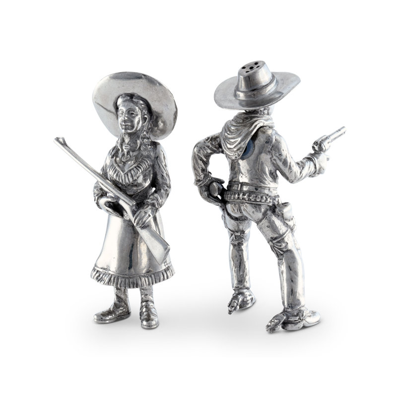 Western Salt And Pepper Shaker Set