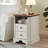 Loiret 2 - Drawers Modern Wood Nightstand with Charging Station,Bed Side Table with Open Storage For Bedroom and Built-In Outlets-1833551501