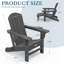Fauteuil Adirondack pliant inclinable avec foyer et repose-pieds coulissant en PEHD (lot de 2)-953936808-953936813