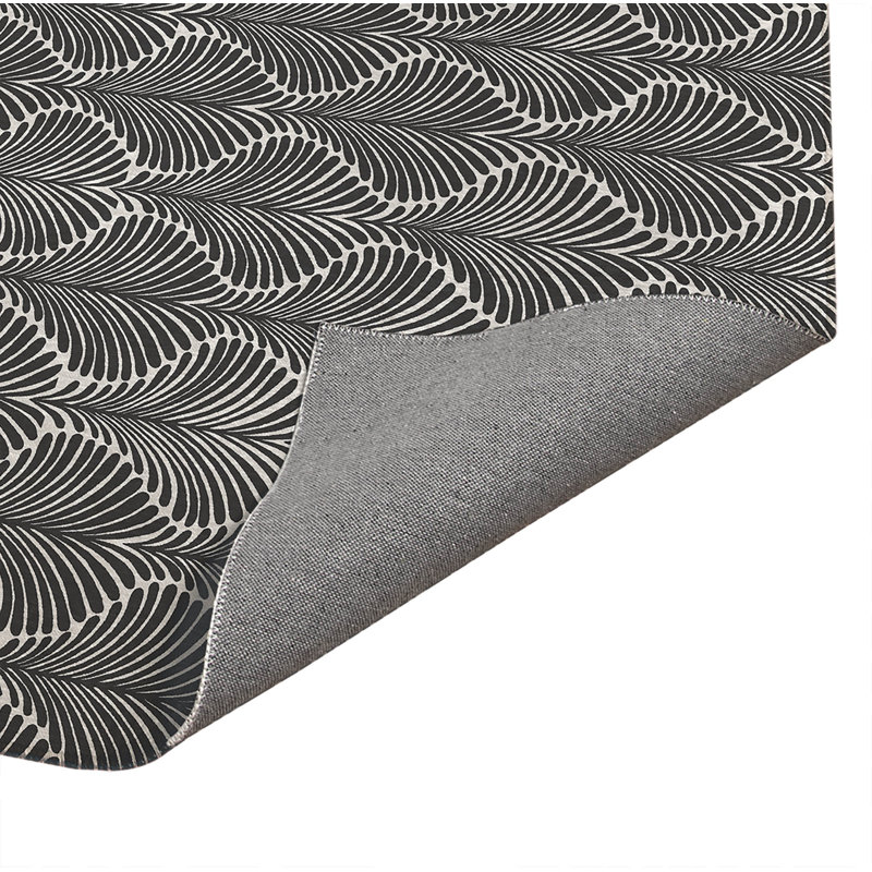 Elegant Palms Chimi Indoor Doormat, Ivory, 60" W x 84" L