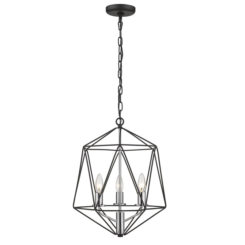 Luminaire suspendu géométrique 3 lumières Kibby