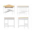 Bureau en coin en L peu encombrant