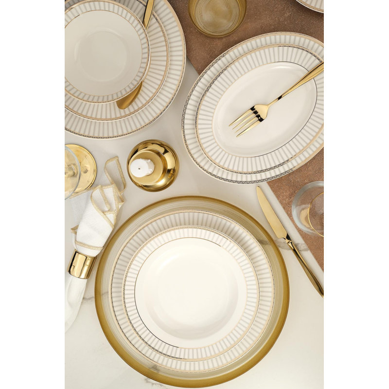 Aytes Piece Dinnerware Set - Service for 6
