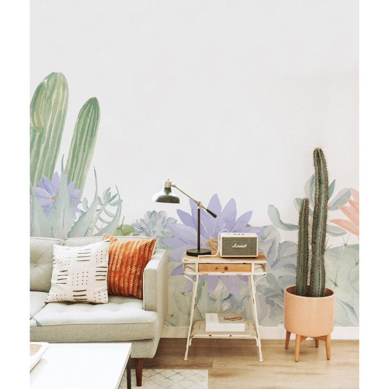 Amatallah Matte Peel & Stick Mural, 250 x 250cm