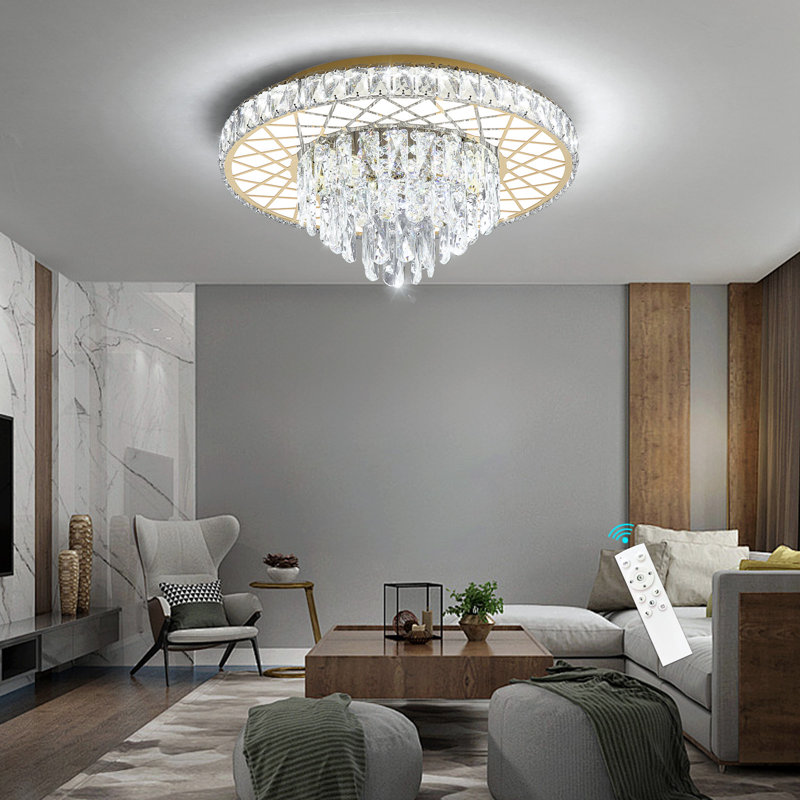 Lustre Modern Glam à intensité variable, Doré