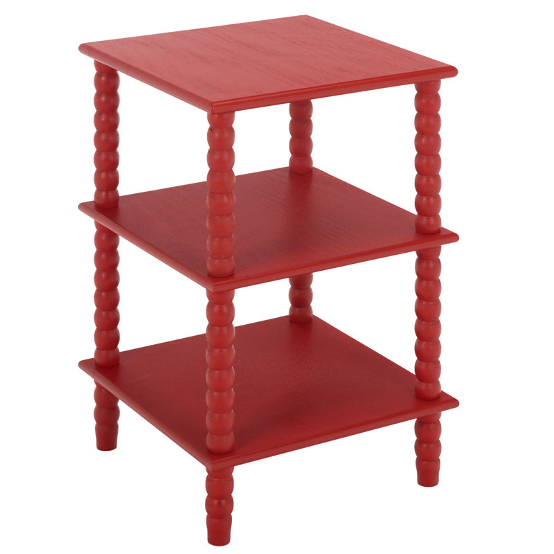 End Table, Red