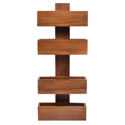 Berggren 72 cm H x 30 cm W Geometric Bookcase