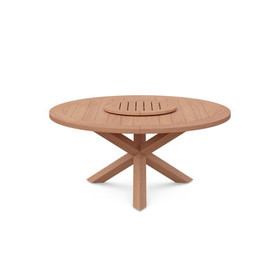 Sicily Dining Table Round 63" + L Susan