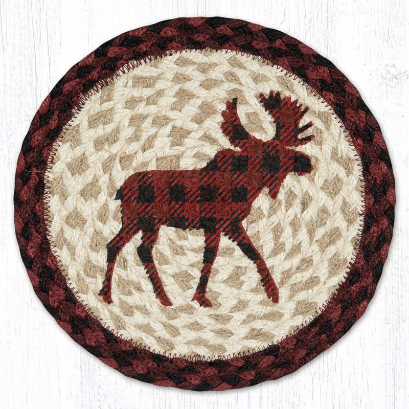  Tapis pour plaque chauffante 10 pi Country Rustic Red Plaid, Orignal