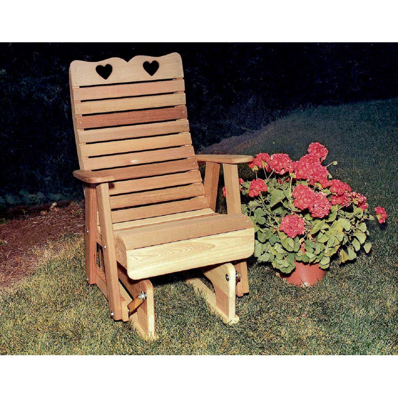 Fauteuil oscillant à coeurs royal country