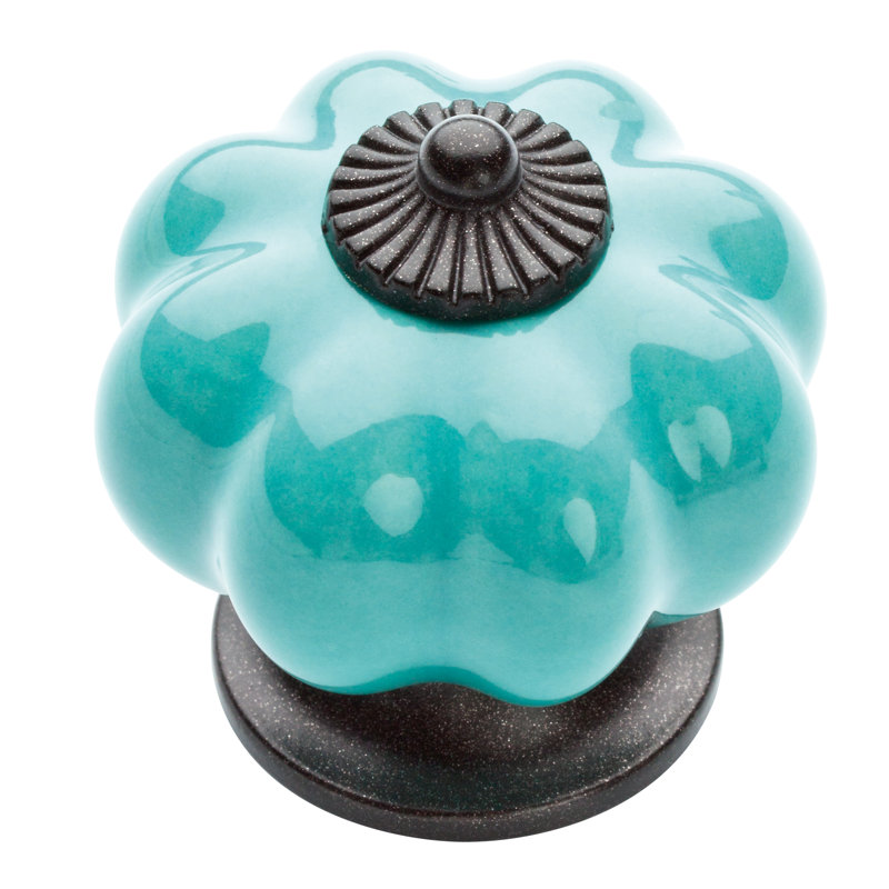 1 5/8" Length Knob, Teal Patina