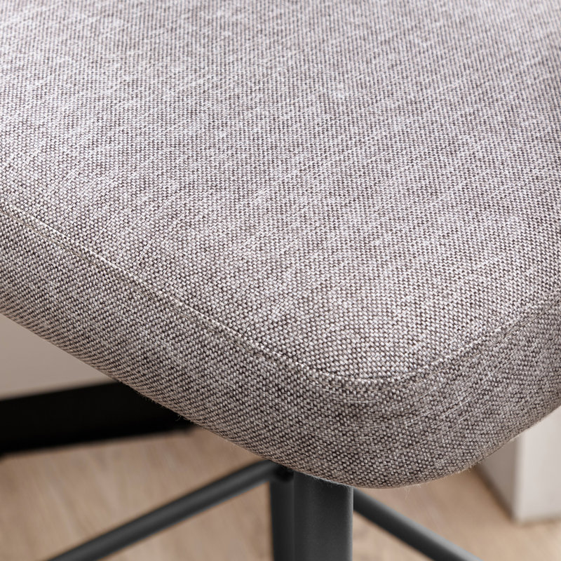 Tabouret 29,72 "Bana, Gris foncé, Tabouret de bar (hauteur d'assise de 29,25 po)