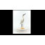 Figurine héron en bois enneigé - sculpture d'oiseau côtier sculptée à la main, décor de rivage élégant