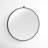 Cassie Metal/Manufactured Wood Round Wall Mirror-1825838290-1825838288
