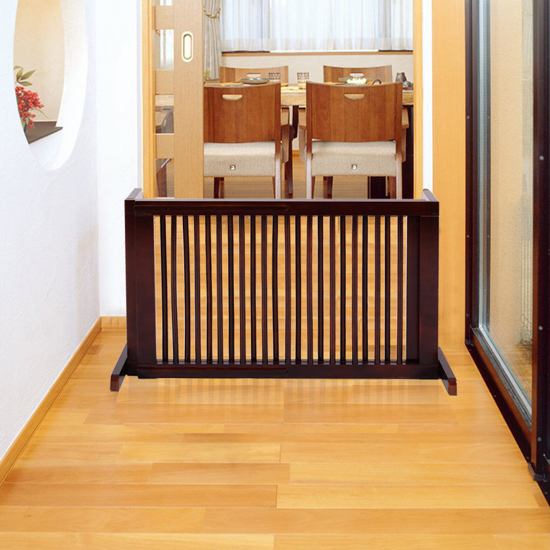 Wood Free Standing Pet Gate