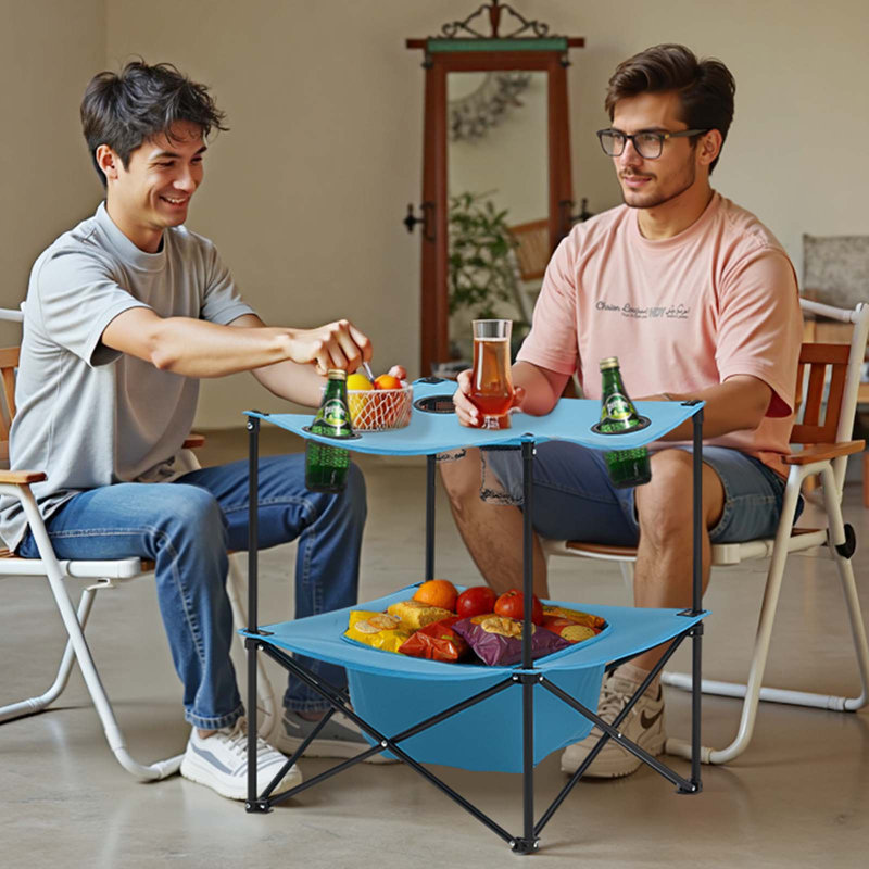 Table de camping pliante portative Oxford