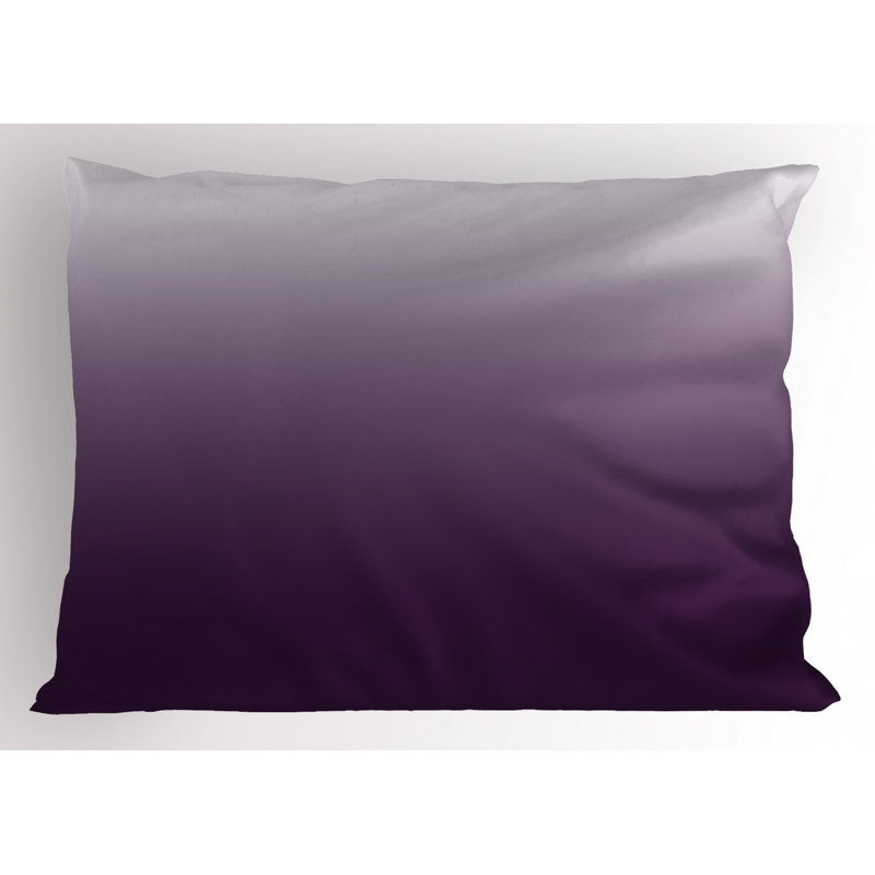 Polyester Sham Set, Eggplant, Queen