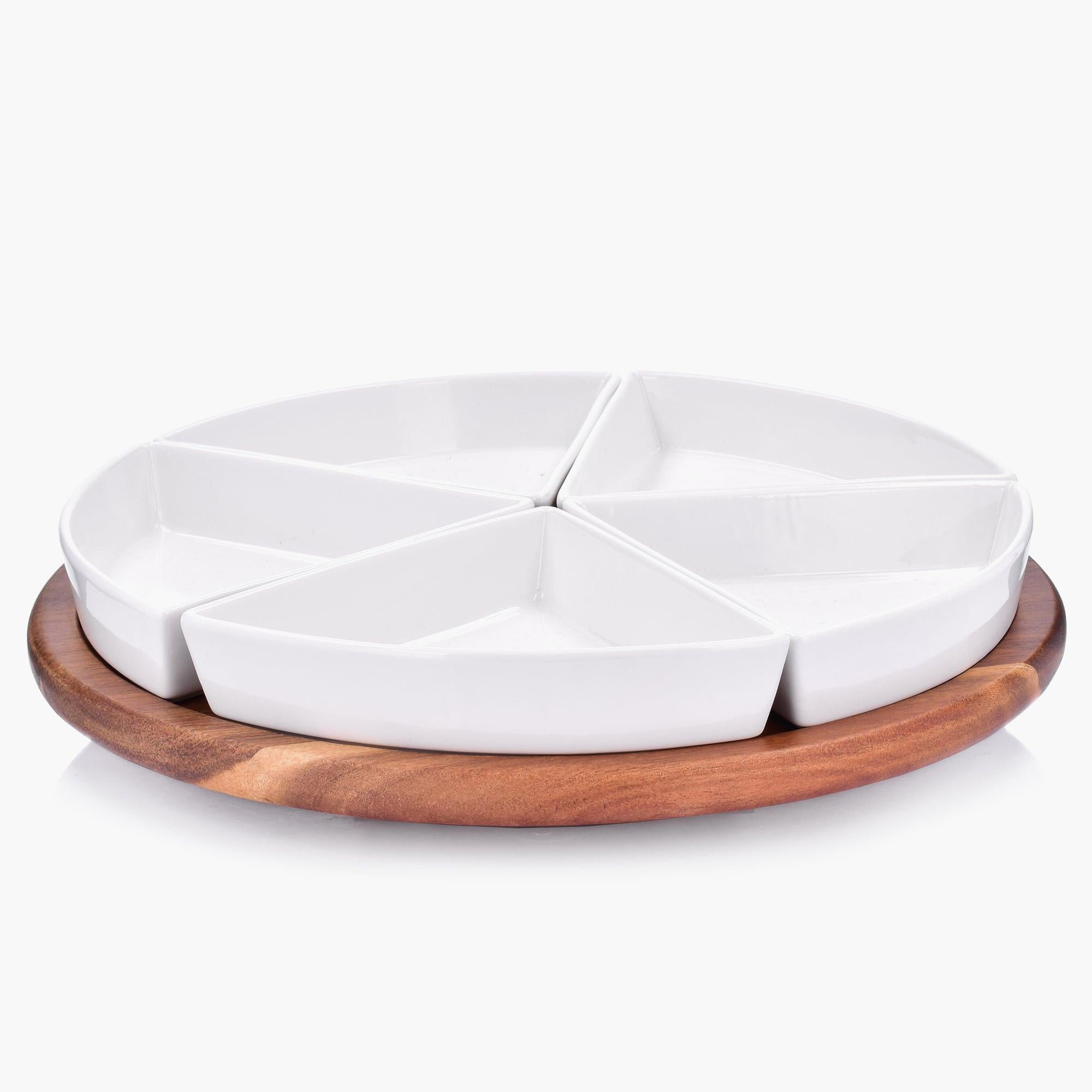 Latitude Run® Cao Rotating Five-Section Serving Tray & Reviews ...