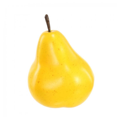 Fruit artificiel jaune poire