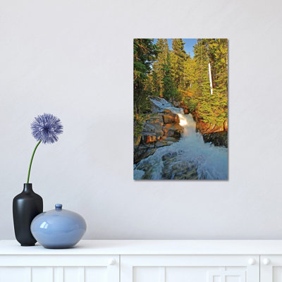 Falls at Mount Rainier 1 Piece Wrapped Canvas Wall Art