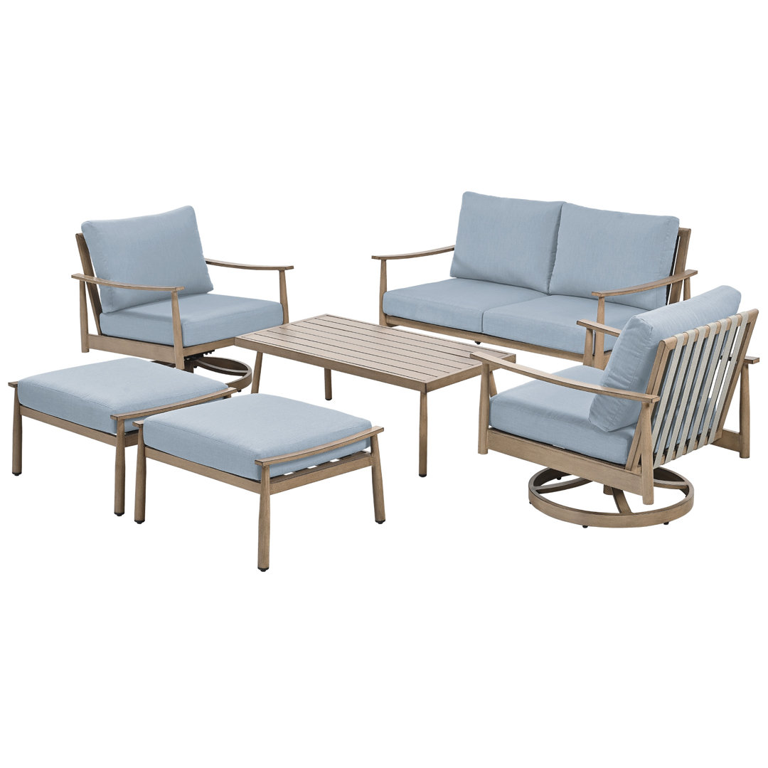 Mariene 4 - Person Outdoor Seating Group with Cushions Latitude Run® Cushion 