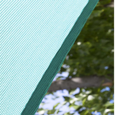 Amgo Triangle Sun Shade Sail with Hardware Kit and Rope 200 GSM, 95% UV Blockage