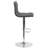 Niven Contemporary Button Tufted Adjustable Height Barstool with Chrome Base-45046387
