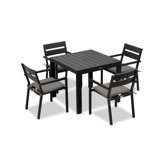 Pacifica Outdoor 5 - Piece Dining Set with Cushions