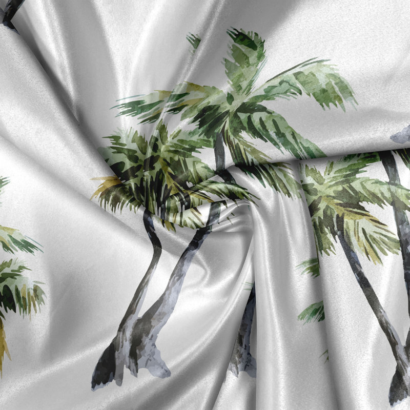 Polyester Semi Sheer Curtain/Drape Pair