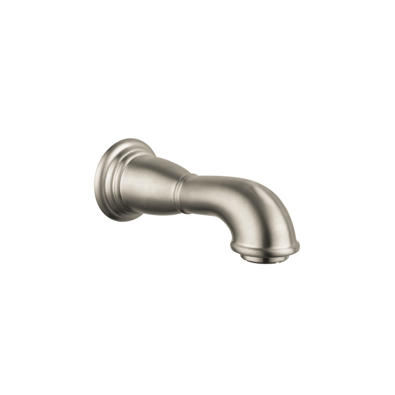 Retroaktiv Tango Wall Mounted Tub Spout Trim, Brushed Nickel