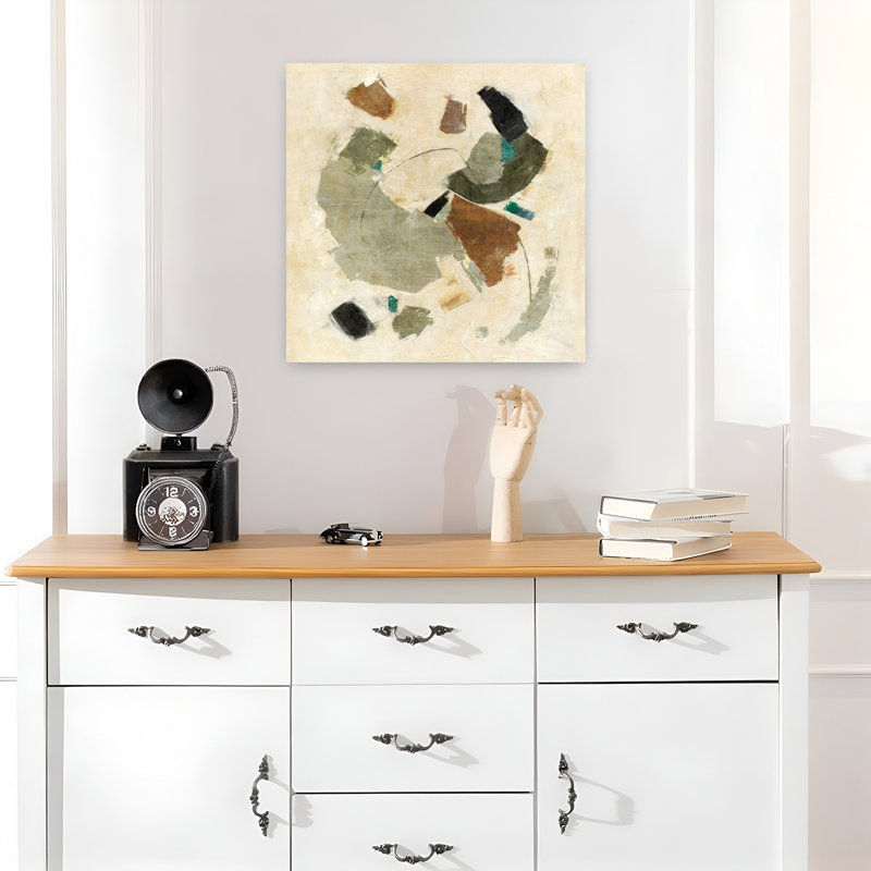 Truffes, art minimaliste abstrait, H 18 po x l 18 po