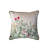 Embroidered Cotton Reversible Throw Pillow
