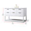 Ensemble de meuble-lavabo simple 54 po Radnor-95192058