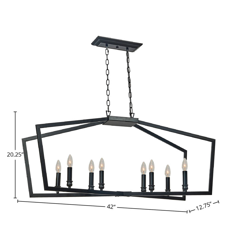 Lustre 8 lumières Coplin