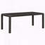 Ensemble de salle à manger extensible 6 pièces avec table à pieds courbée et banc (espresso) 6 pièces-129203374-129203375-129203376