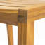 Chaise d'appoint d'extérieur en bois d'acacia, finition teck (ensemble de 2)