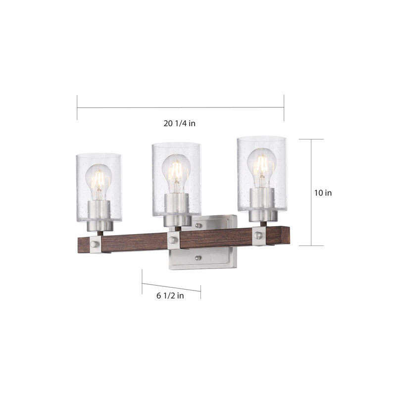 Louque 3 - Light Dimmable Vanity Light