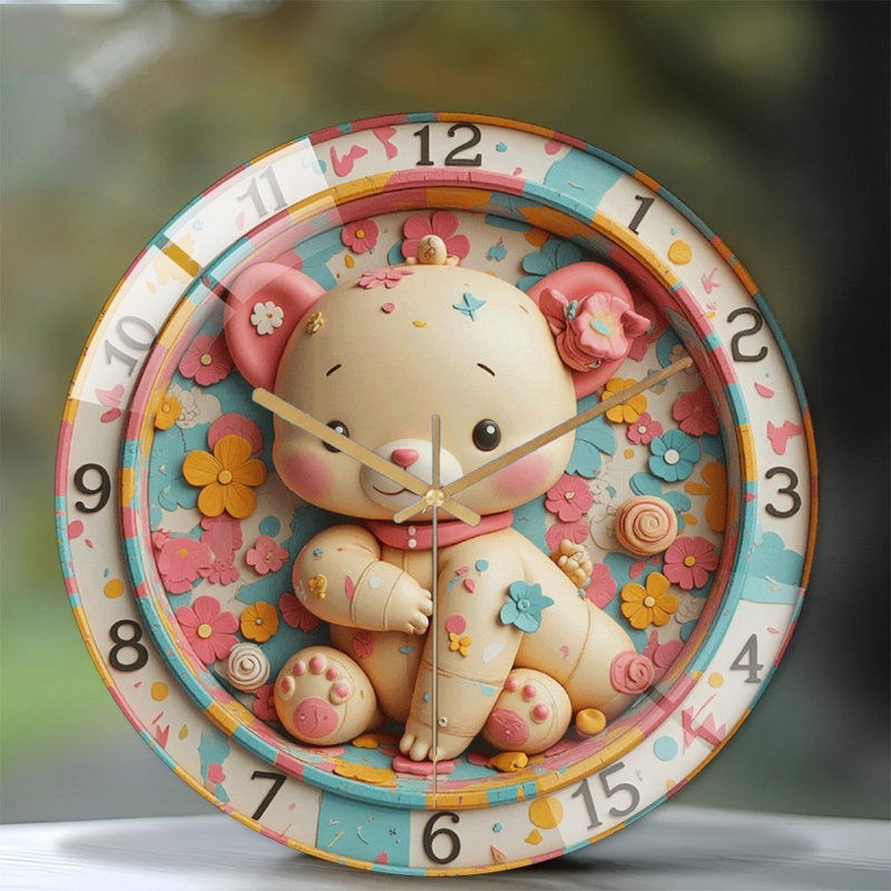 Horloge murale 12 po