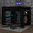 Full Size Gamer Loft Bed With Height-Adjustable Desk,Wardrobe And RGB Light-118612923