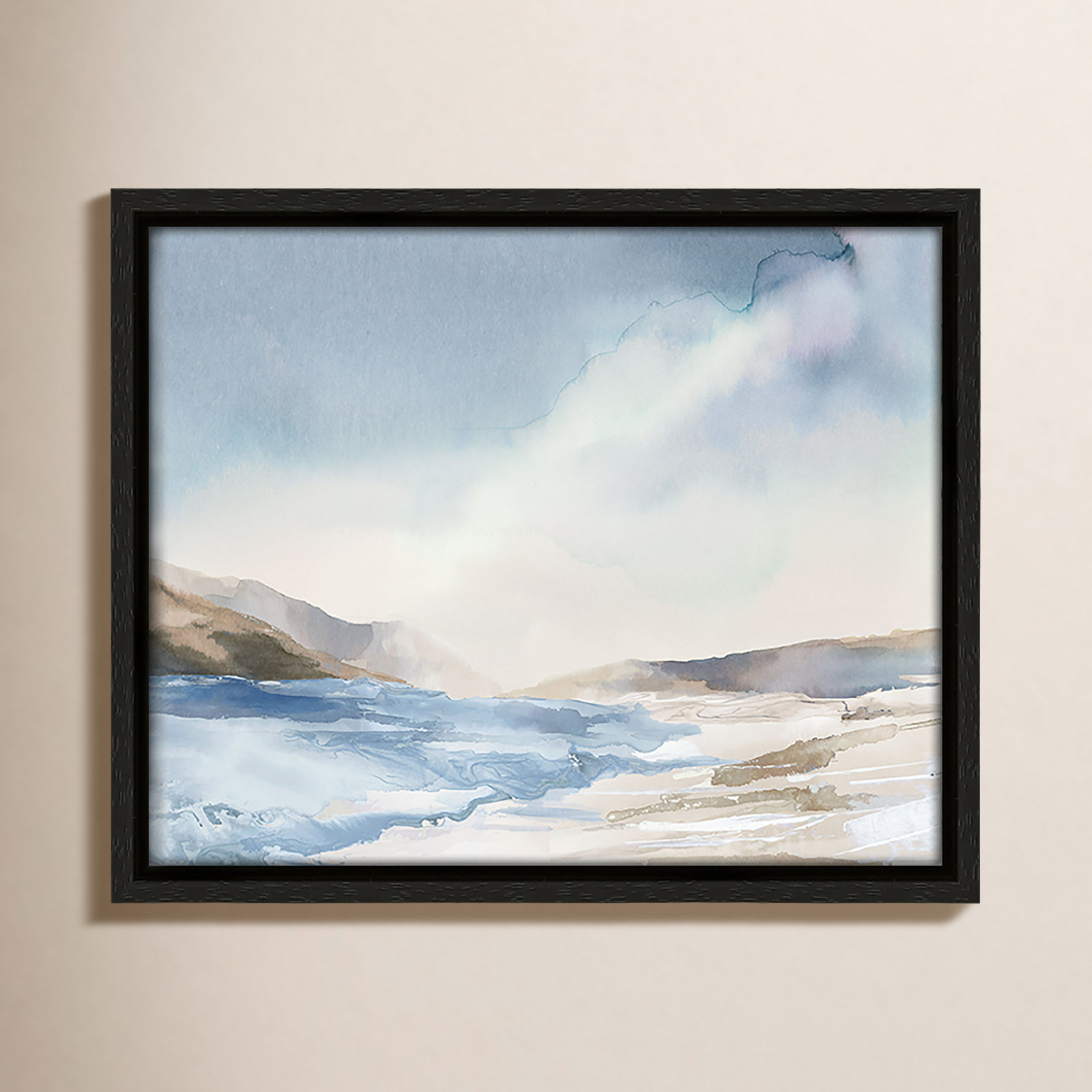 Mystic Shores Print by Mystic Shores, Espresso, 9.5" H x 11.5" W