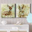 Fauve au printemps - Ensemble de 2 peintures-1446988046-1446988050