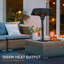Lowry LTTPTH3 1.5kW Table Top Patio Heater in Black
